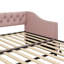 Lit de jour simple tapissier avec lit gigogne escamotable-423639972