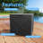 32 Gallon Lockable Deck Box, Barn-style Resin Outdoor Storage, Black