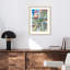 Hummingbird and Lily Pond, encadré sur papier par impression-91291422-91291425