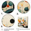 Orange orange Mid Century Organic Harmony II - art abstrait Mid-Century-796143016-796143021