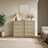 Consiglia Boho-Rattan 4-Drawer Dresser, 40.5" Tall Bedroom Storage Chest for Small Spaces-282559804