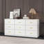 Commode moderne à 9 tiroirs pour la chambre à coucher - Vaste commode avec rangement, robuste et sécuritaire
