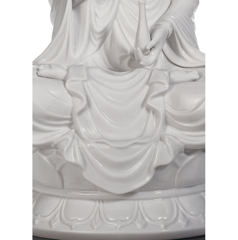 Kwan Yin Figurine, White