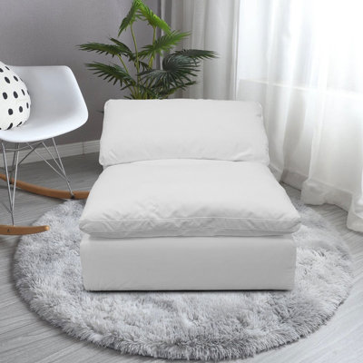 86" Wide Down Cushion Modular Seating Component