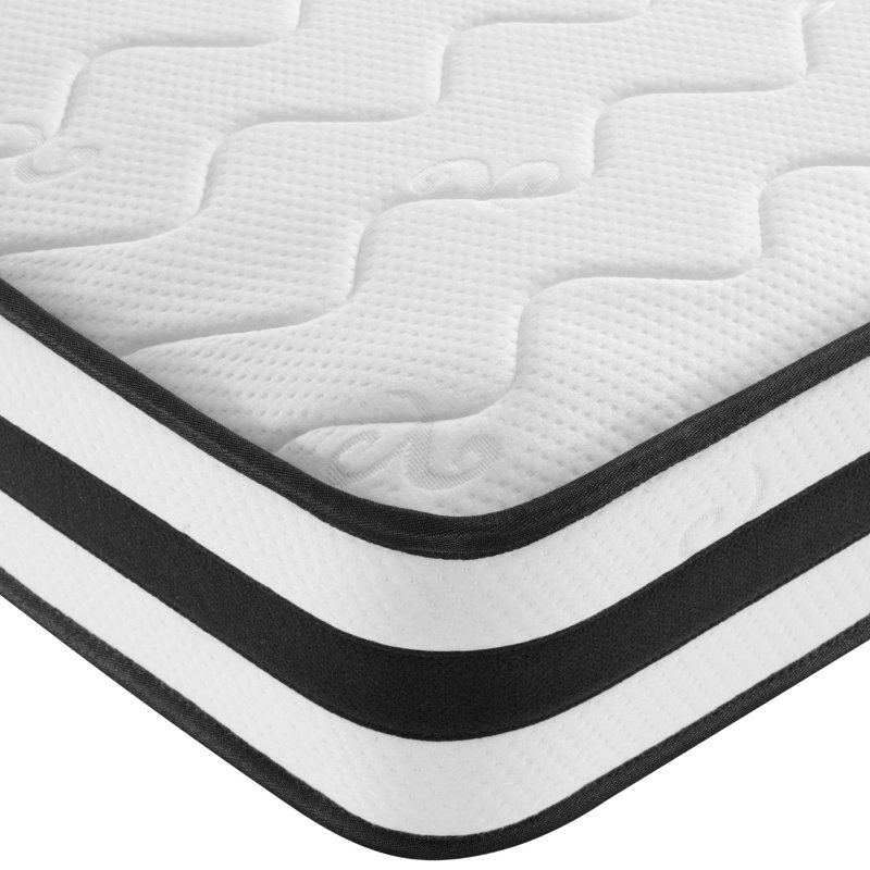 Orion Bonnell Coil System White Quilted Mattress Medium Firm, King (5')