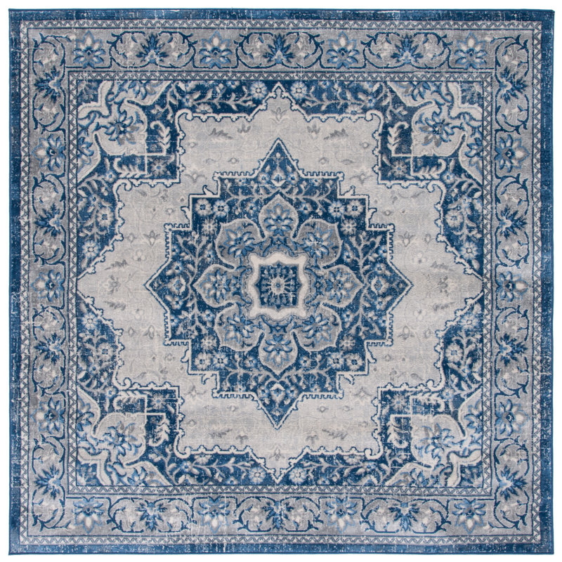 Brentwood Performance Oriental Rug, Square 6'7"