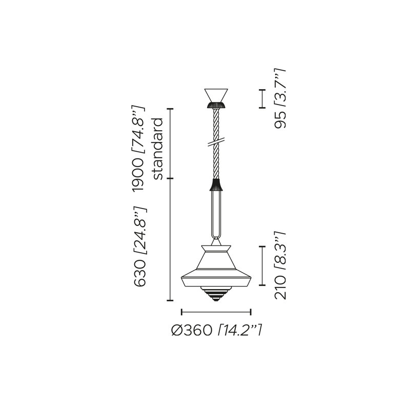 Calypso So Outdoor Suspension Lamp