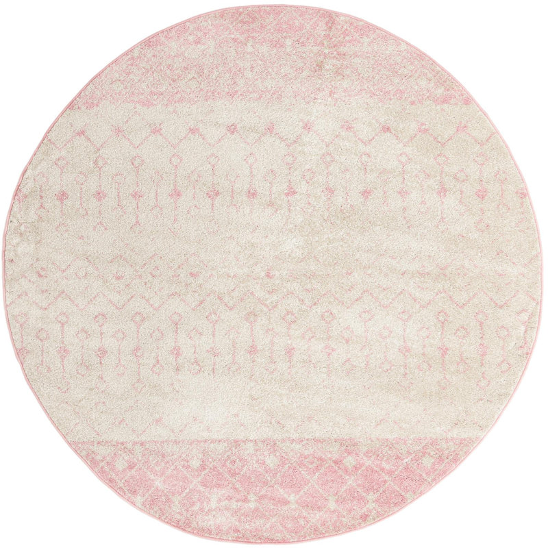Bradley-Joe Abstract Indoor Rug, Round 7'10"