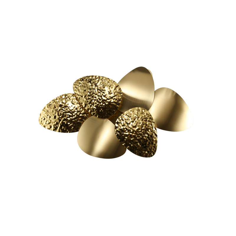 Beshears 6-Light Gold Stainless Steel LED Wall Sconce