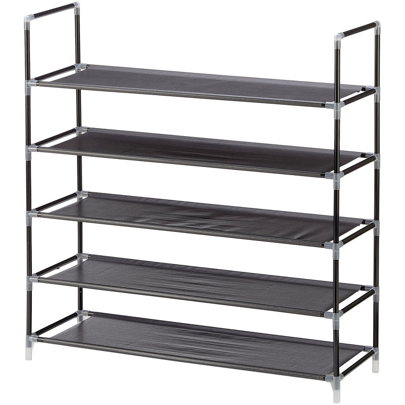 20 Pair Shoe Rack, Black