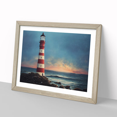 Artistic Lighthouse - Single Picture Frame Print
