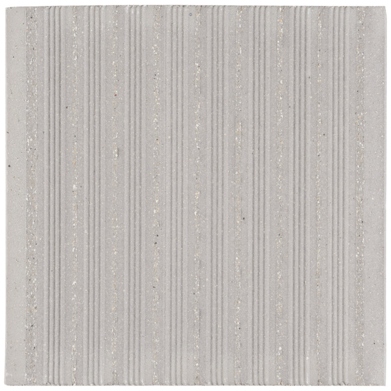 Quarry 6" x 6" Ceramic Bullnose Tile Trim in Gray