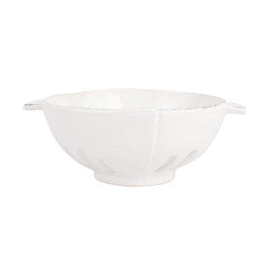VIETRI Lastra Italian Stoneware Colander