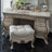 Platine de Royale Velvet Vanity Bench - Champagne-1978188650