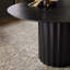 Scalloped Dining Table-Brushed Ebony-1131911155