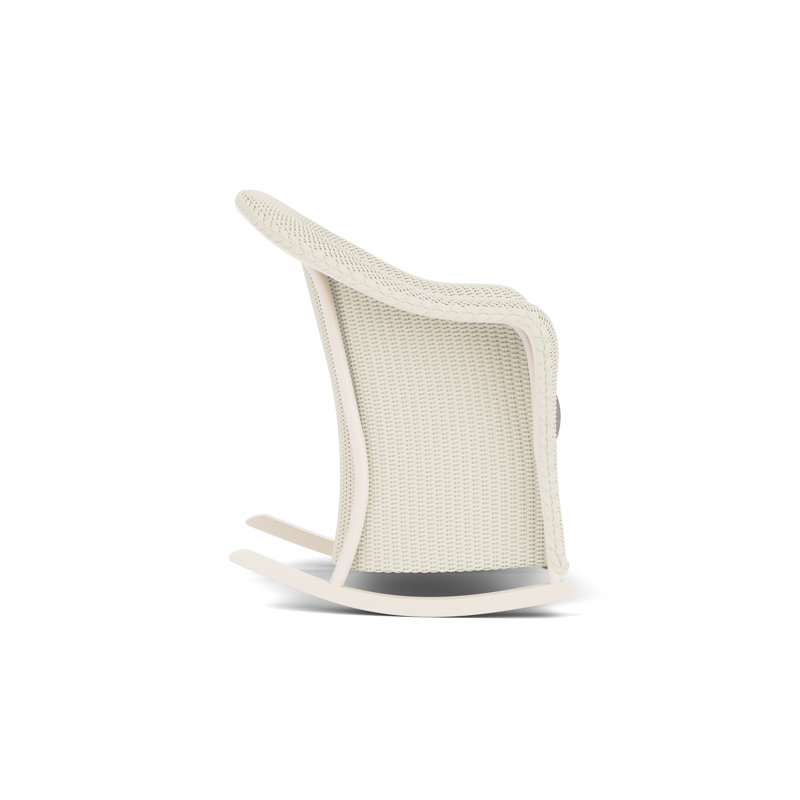 Reflections Outdoor Rocker Chair, Ivory, Demo Stone
