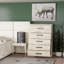 Commode de chambre haute 5 tiroirs Better Home Products-2044683336