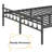 Metal Platform Bed Frame with 40" Headboard and Footboard, Steel Bed Frame, No Box Spring Needed, Easy Assembl-1631339717-1676807767