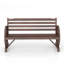 Banc d'extérieur en bois Millwood Pines