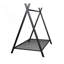 Structure de lit simple en métal avec tente pour enfants-967005244