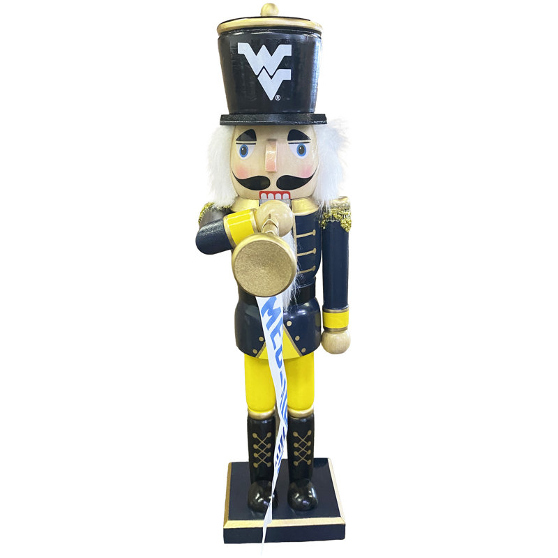 Casse-noisette NCAA College Spirit, Mountaineers de West Virginia