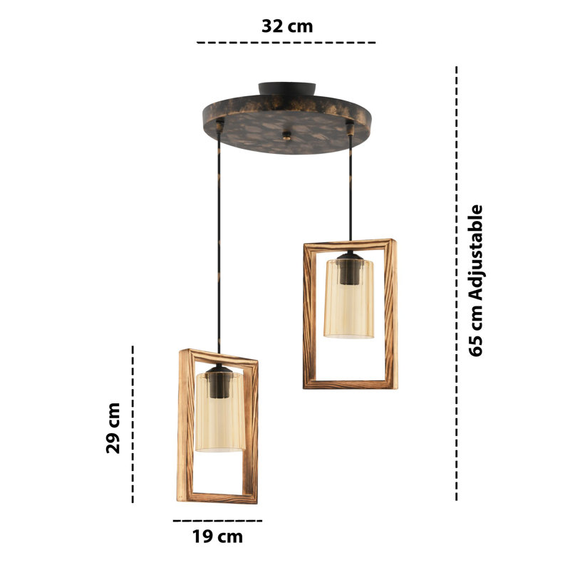 Lustre, Rétro, Deux lumières