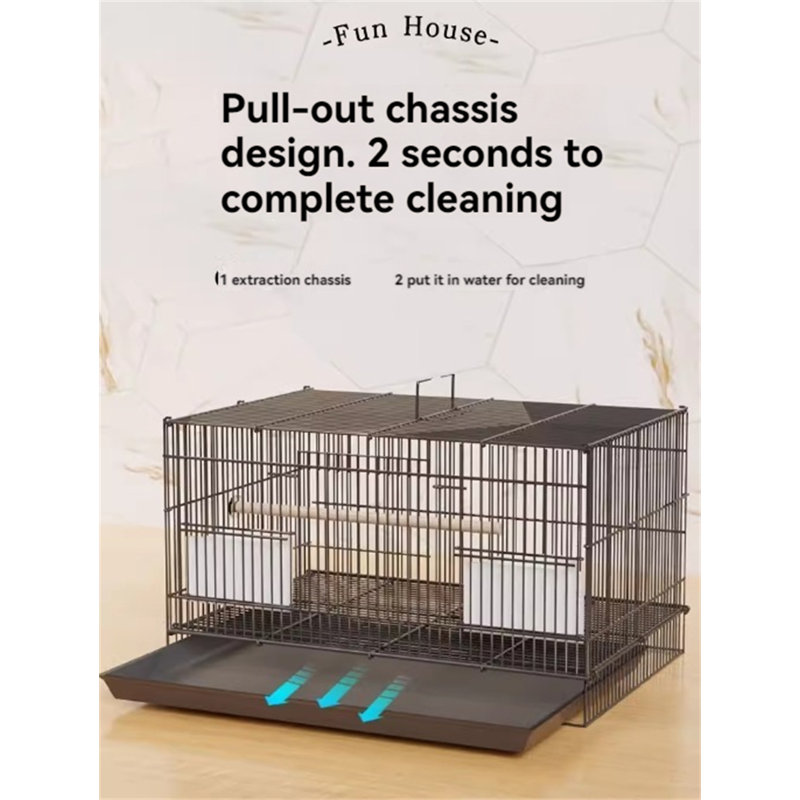 Cage à oiseaux Gerdina, H 13 po x l 19 po x P 12 po
