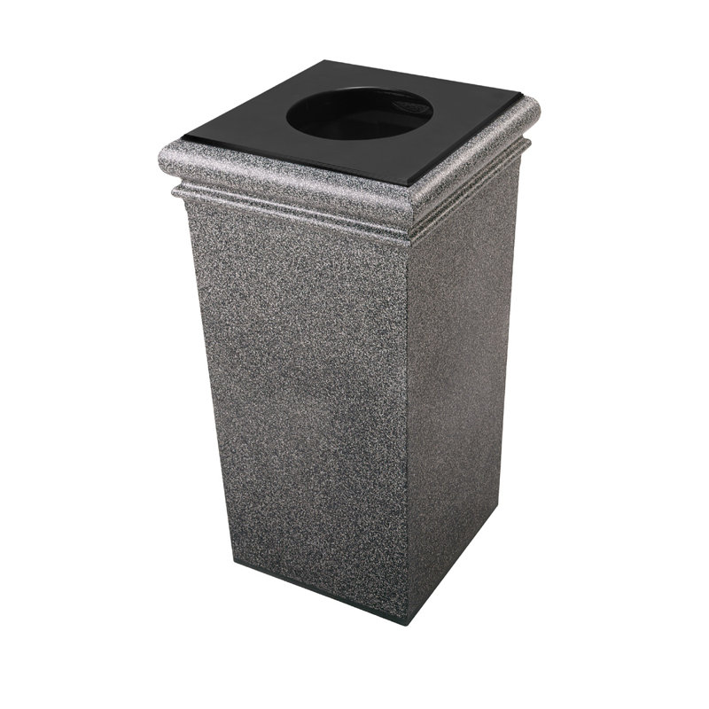 Poubelle à 30 gallons® StoneTec, Pierre poivre
