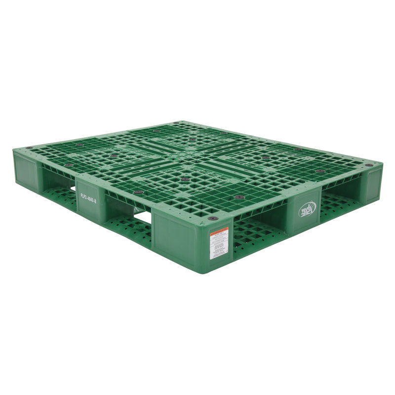 Palette verte en plastique, H 6 po x l 47,37 po x P 39,5 po, Vert