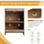 Ensemble de meuble-lavabo simple autoportant 48 po avec plateau de meuble-lavabo en résine Vowar et 12 po de rangement mural pour salle de bain-1293475474
