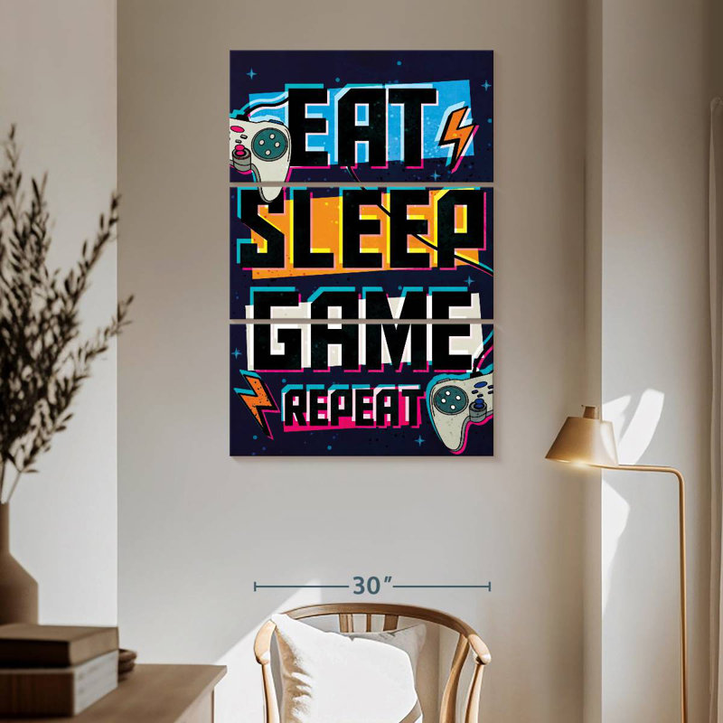 Keiraleigh Eat Sleep Game Poster