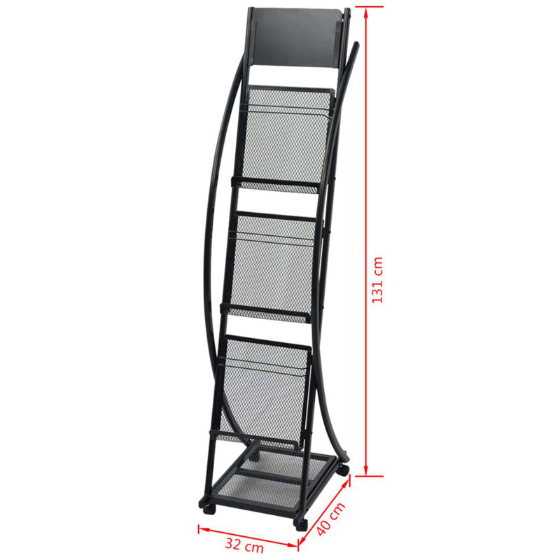 Free Standing Magazine Rack