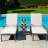 Cheshire Outdoor Aluminum Chaise Lounge-1026782039