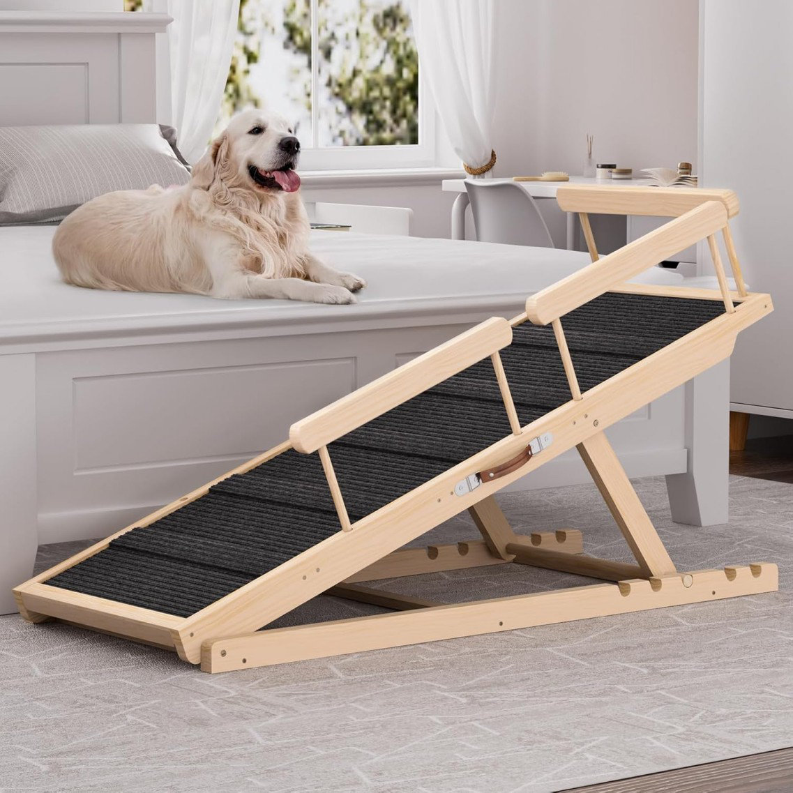 Dog Ramp For High Bednull