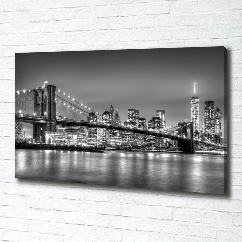 Brooklyn Bridge - Wrapped Canvas Print