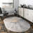 Ogrady Modern Abstract Power Loom Silver Rug-196256573