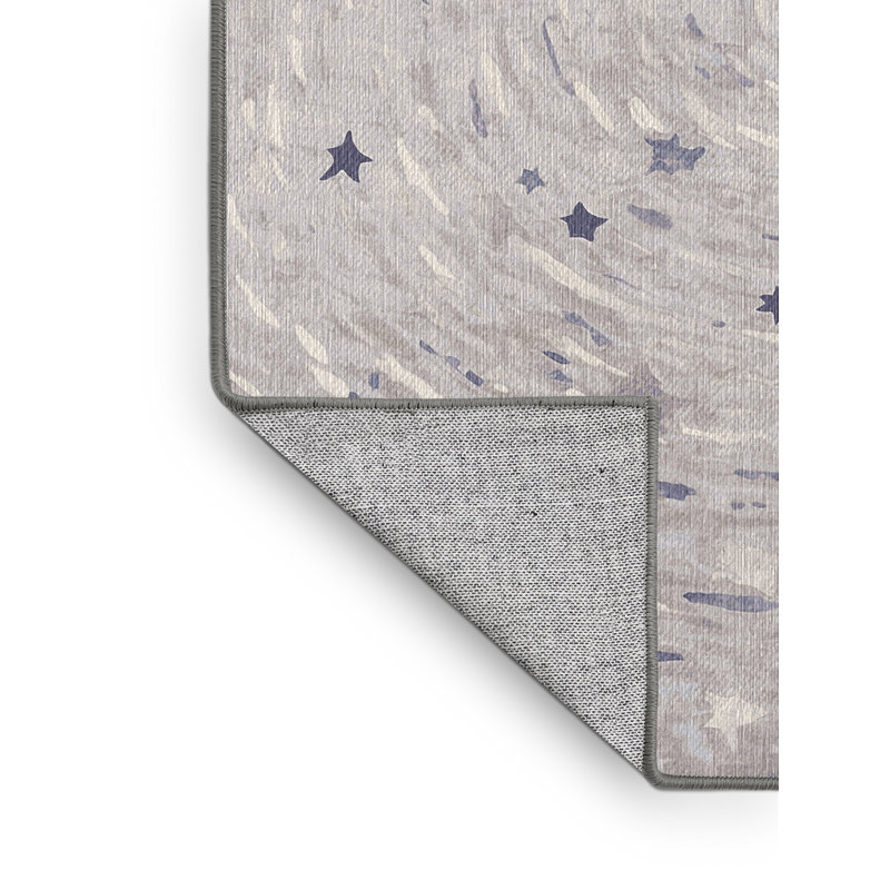 Tapis gris lavable à la machine, Rectangle 2 pi x 3 pi
