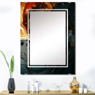 Meidinger - Miroirs muraux abstraits à encre liquide MIR137548