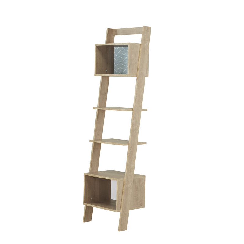Vicini 180cm H x 48cm W Ladder Bookcase