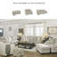 Chaise et demi en polyester Asanti