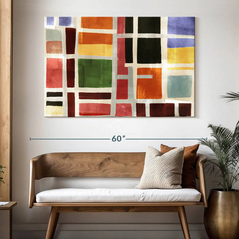 Avery Abstract Colorful Window