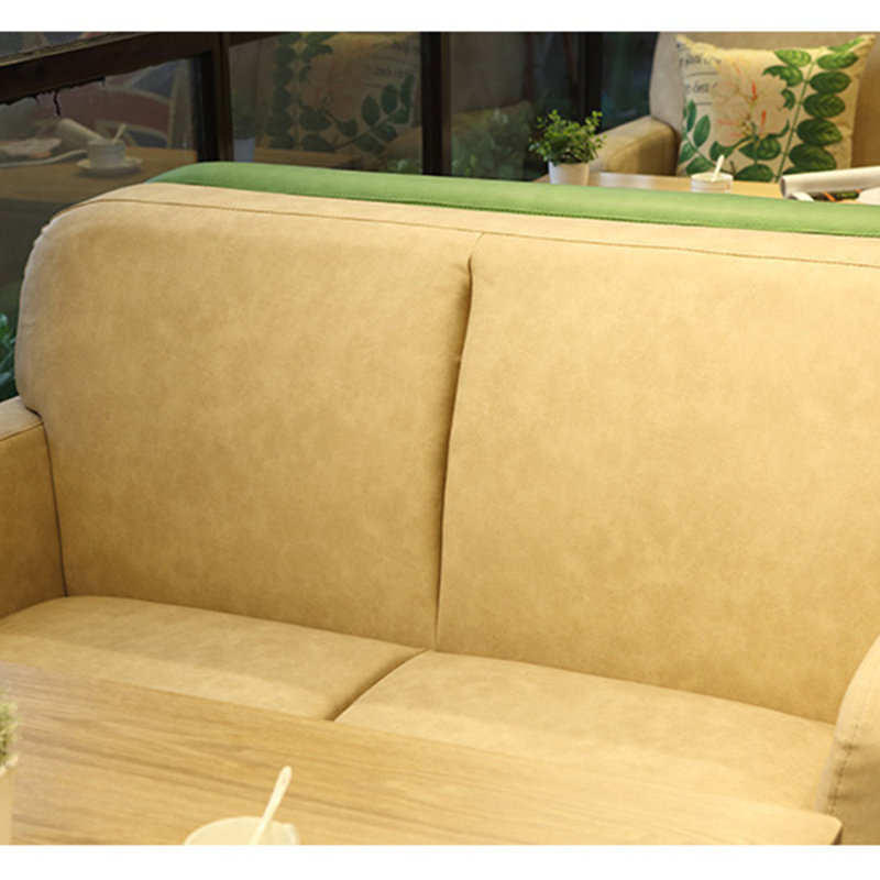 Banc rembourré Simple Retro Cafe, Beige