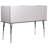 Stand-Alone Double Study Carrel with Top Shelf, Height Adjustable Legs, and Wire Management Grommet-61067527