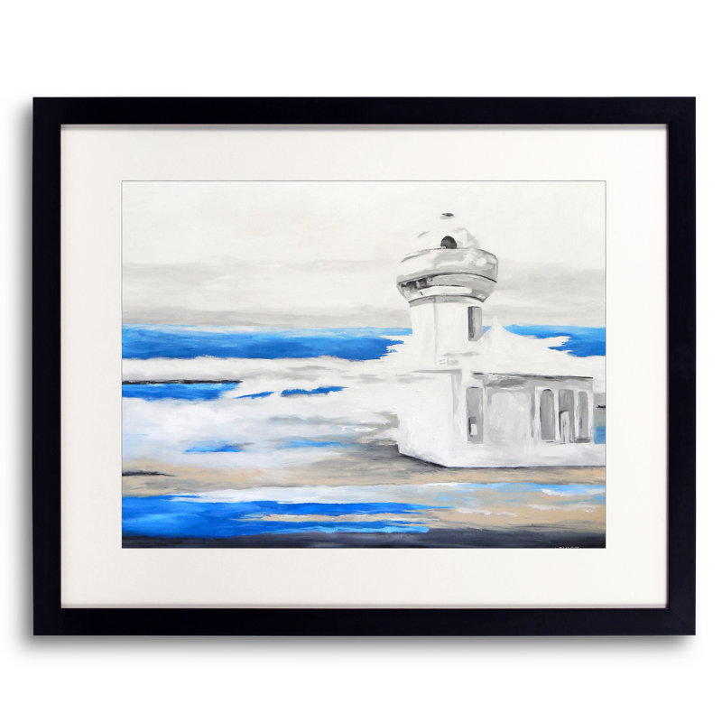 Lighted Mist Print by Lisa Daniels, Black Framed Paper, 16" H x 20" W