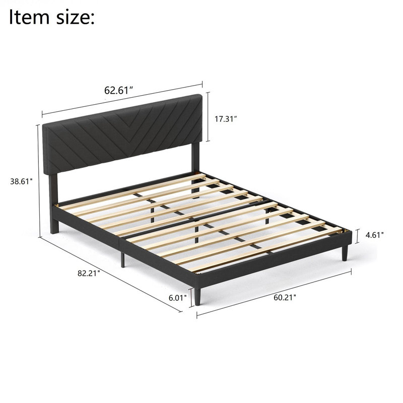 Hervin Bed Frame, Queen
