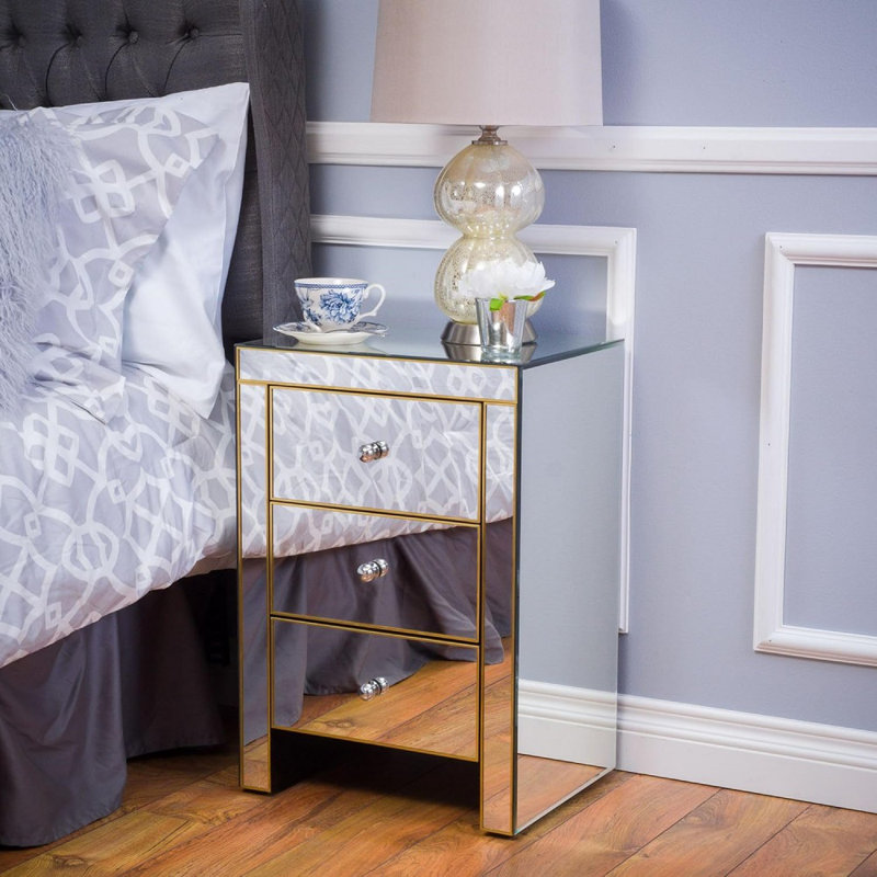 Table de chevet Tammy Gold