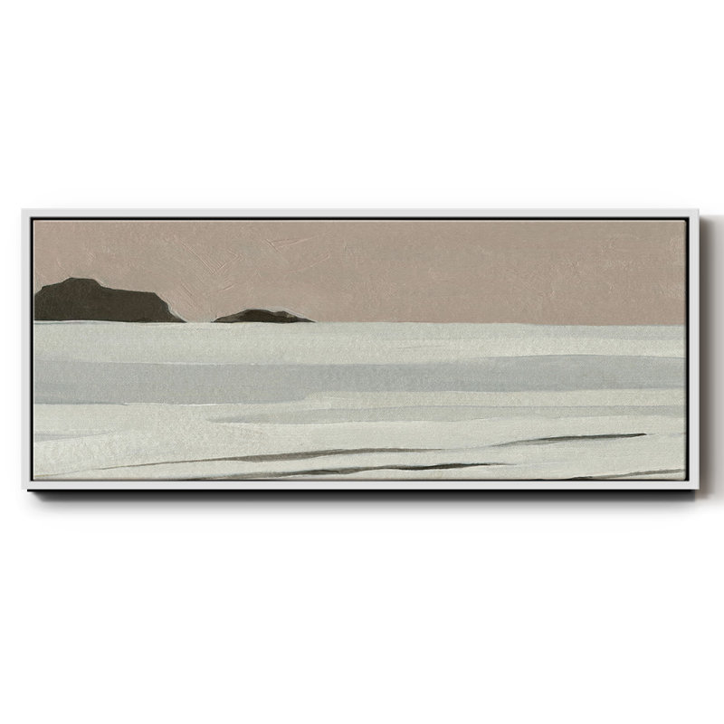 «Mute Tonal Horizon I», toile encadrée, H 20 po x l 50 po