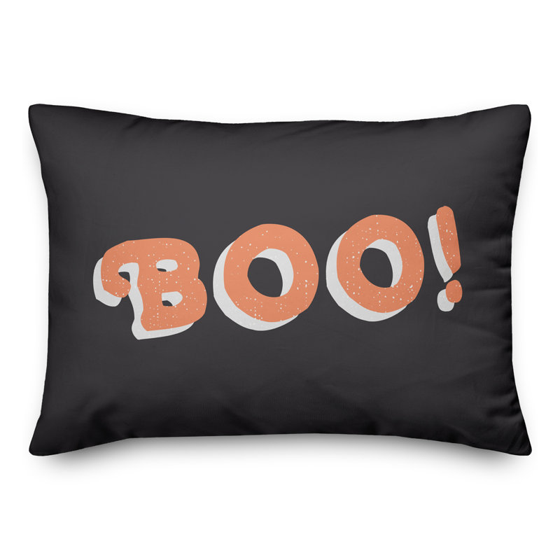  Boo! Rectangular Pillow Cover & Insert