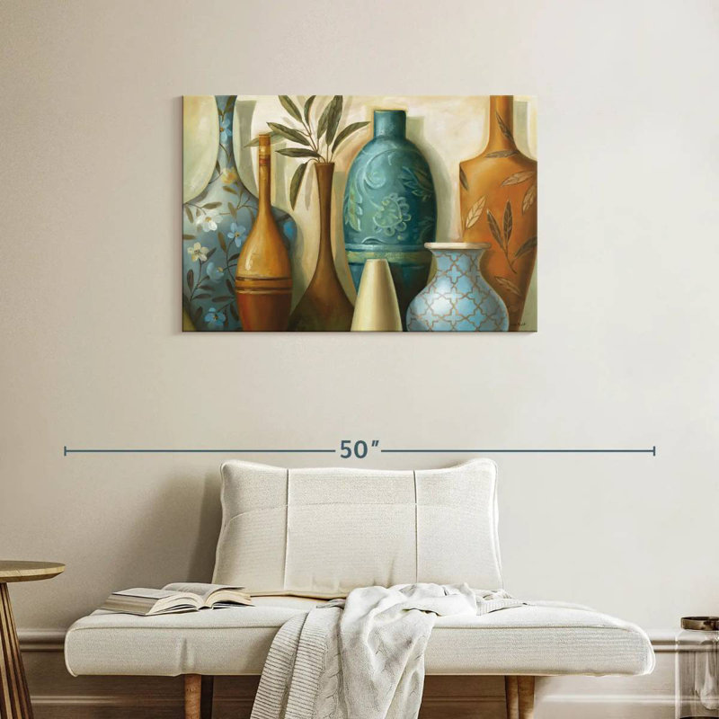 Senne Blue Morocco, 24" H x 36" W
