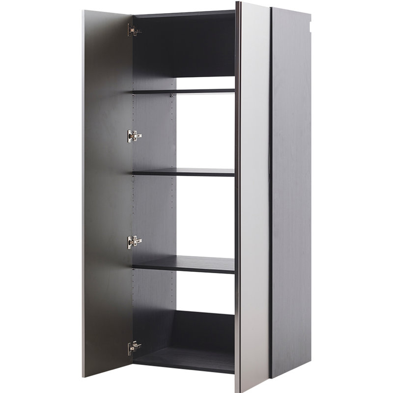 Series Garage Cabinet - 96"W X 72"H 20"D. Metallic Grey. Soft Closing Feature For Quiet Use. Wall Mounted Space Optimization. Extra Deep Storage Compartments. To Water And Heat. Scratch Stain